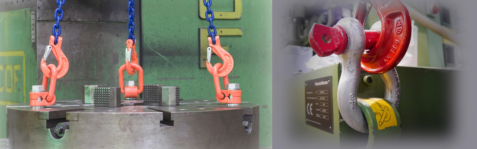 Anschlagpunkte und Schäkel